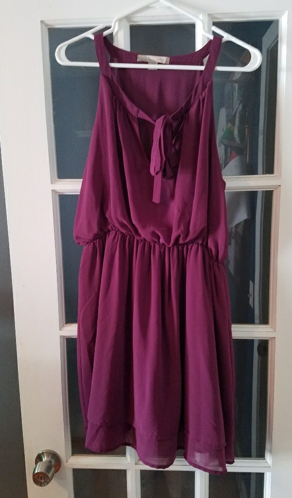 Plum Forever 21 Party Dress